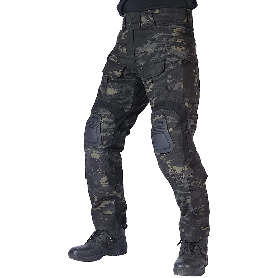 Antarctica Outdoors – Calças - Homem por atacado – Calças de Uniforme Militar Airsoft G3 com Joelheiras6