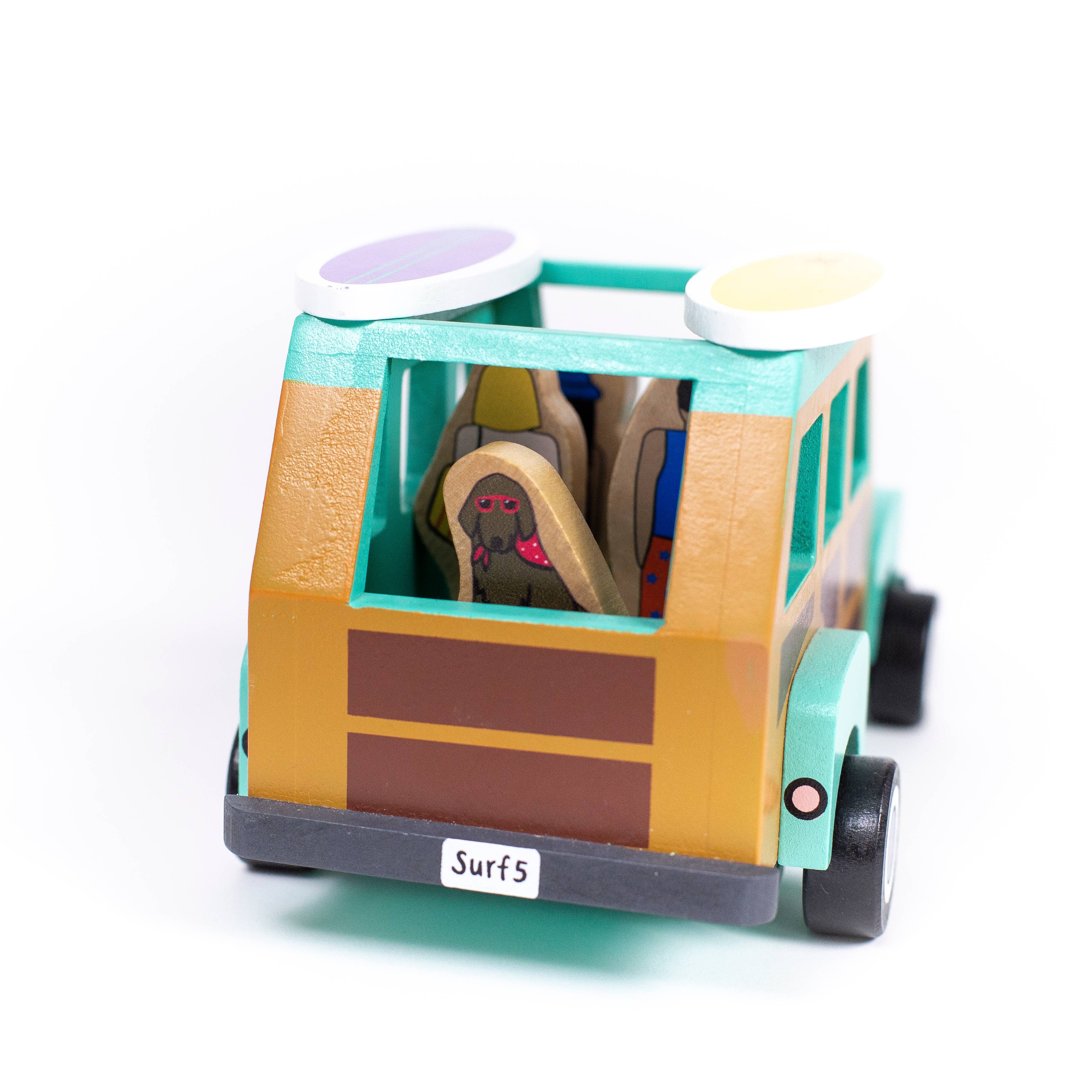 Jack Rabbit Creations - Vente Voiture/camion miniature – enfant - Surf's Up Camion de surfer magnétique1