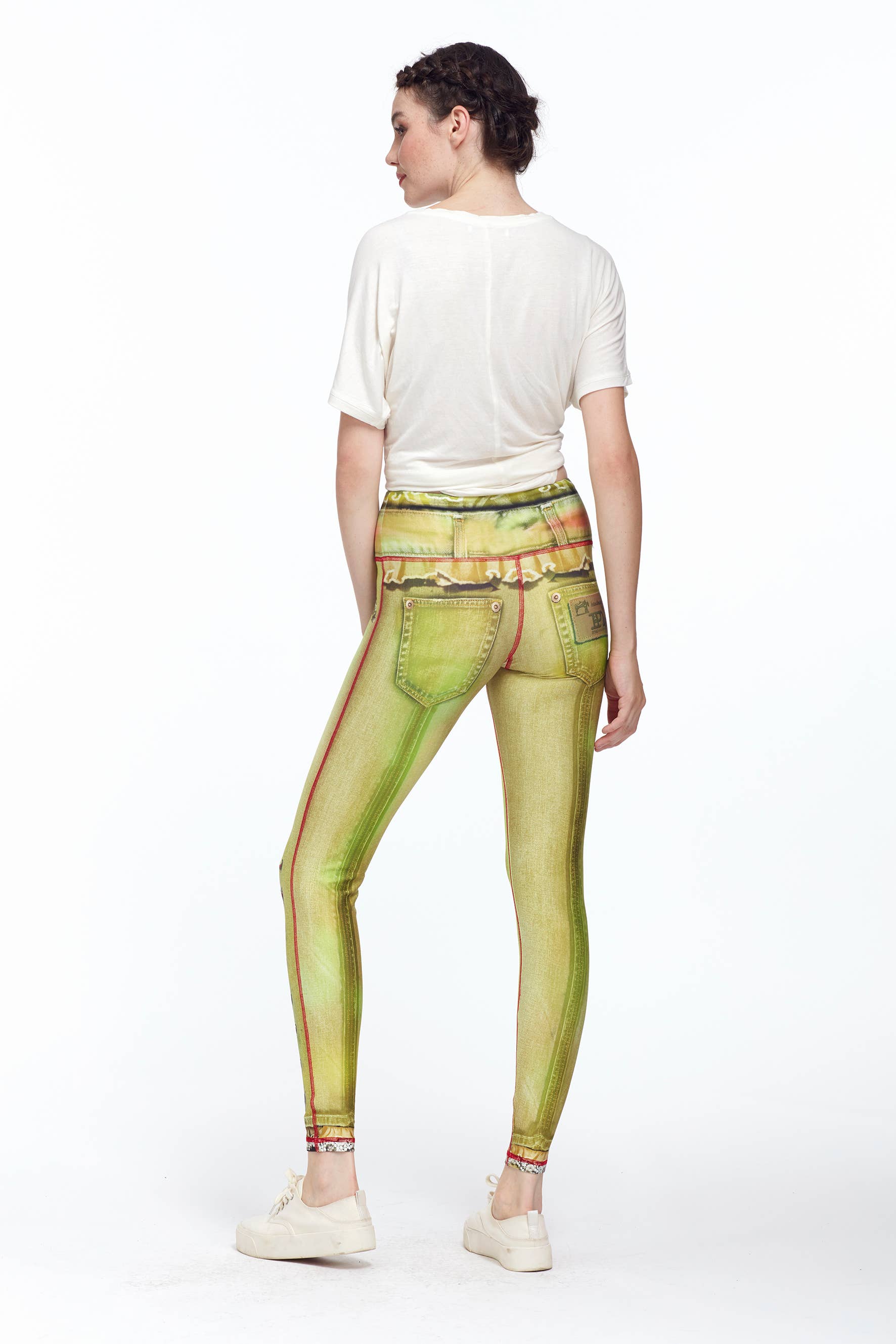 IPNG Design - Wholesale Fashion Leggings - Women's - Denim Print Leggings Sezar - Basic9