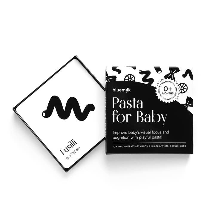 Chunky Deli - Wholesale Learning Cards - Kids & Baby - Pasta for Baby High-Contrast Art Cards
