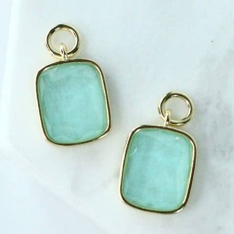 Cushion Charm in Sea Glass for wholesale by Chloe + Lois