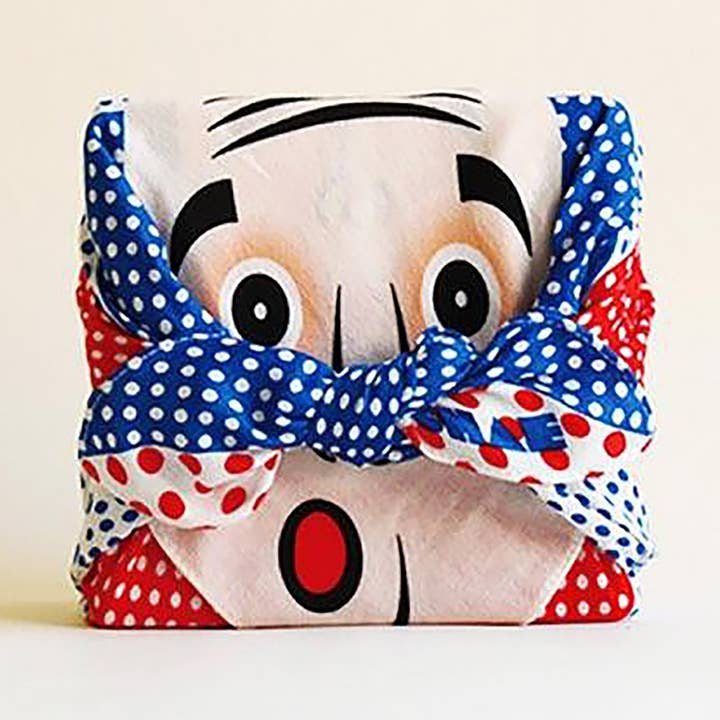 Japansk furoshiki i bomuld med COCHAE-design for engroshandel hos MinoCraft