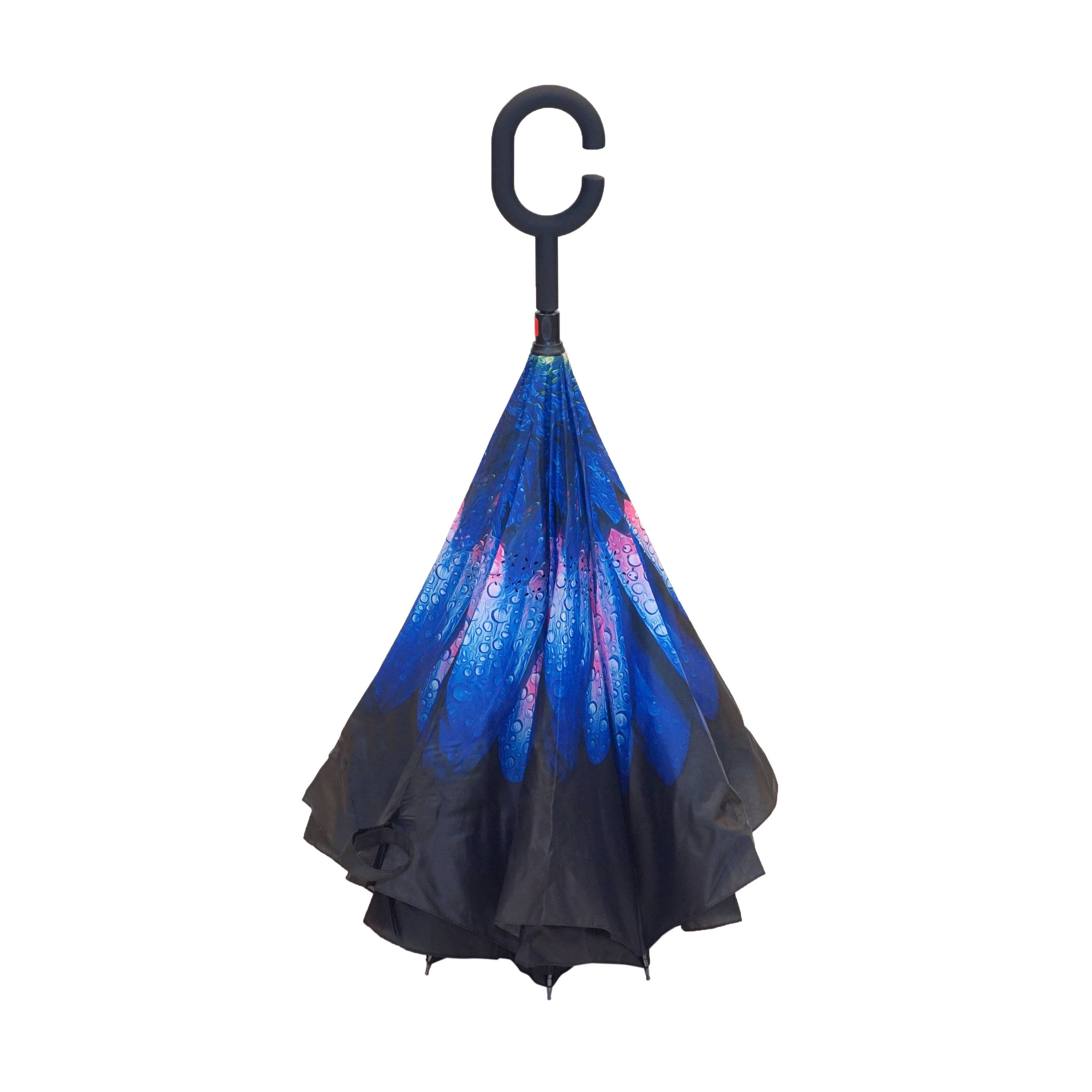Calla Products - Wholesale Umbrella - Unisex - Inverted Umbrella – Topsy Turvy Floral Design Prints4