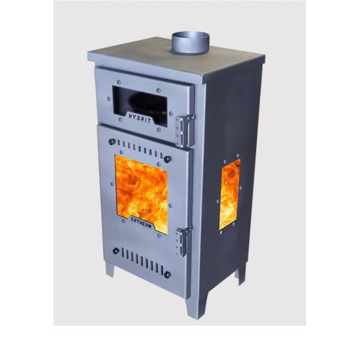 Pellet And Wood Stove With Oven for wholesale by blackseametalworks