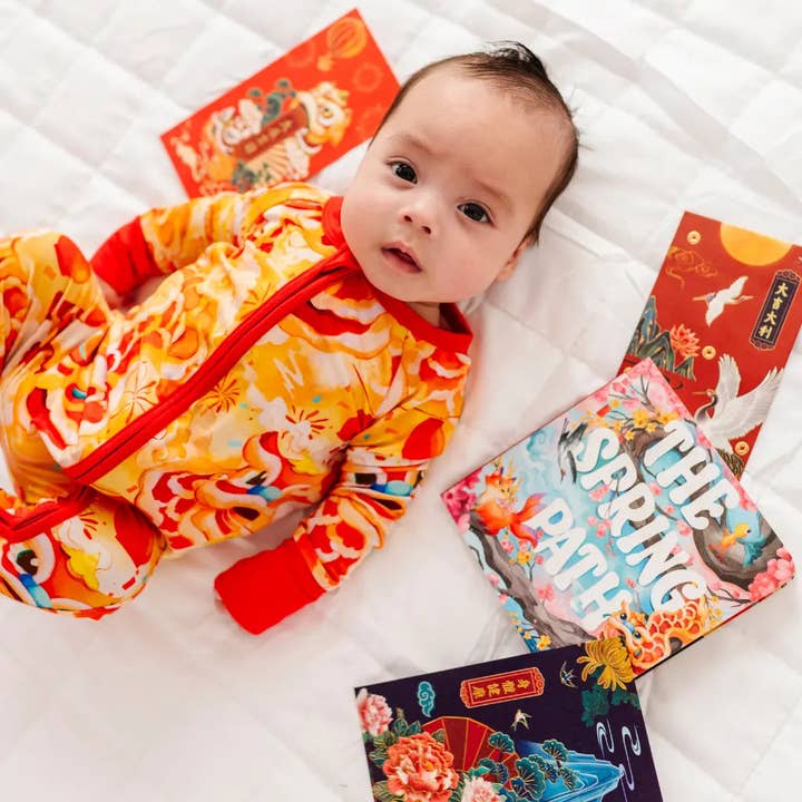 Løvedansere Konvertible Baby Pyjamas for engroshandel hos Dreambly Me