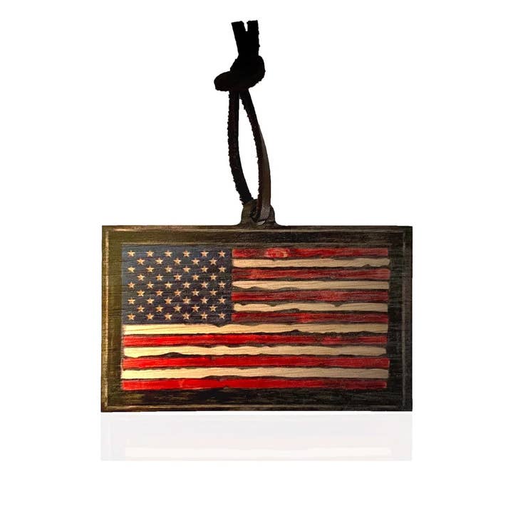 American Flag Christmas Ornament for wholesale by Flags of Valor
