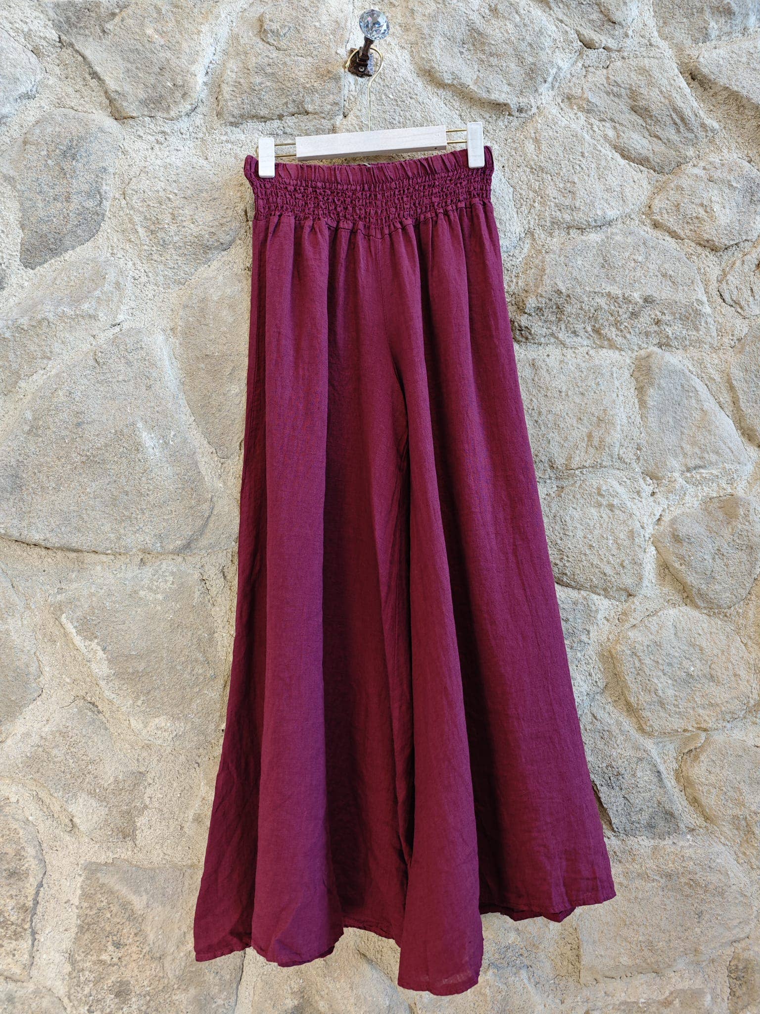 Linen & More – wholesale Pants – Women's – REF 30201 WIDE LEG LINEN PANTS 100%13