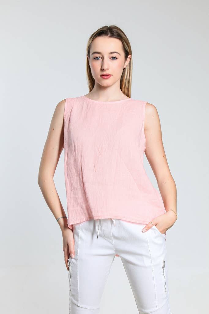 TINA Stephens Italy/Tees By Tina – Großhandel Bluse – Damen – Anabelle Knopfleiste hinten (BT114)16