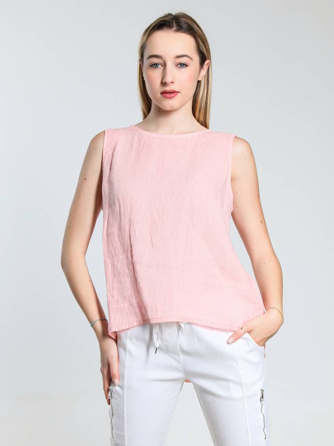 TINA Stephens Italy/Tees By Tina – Großhandel Bluse – Damen – Anabelle Knopfleiste hinten (BT114)16