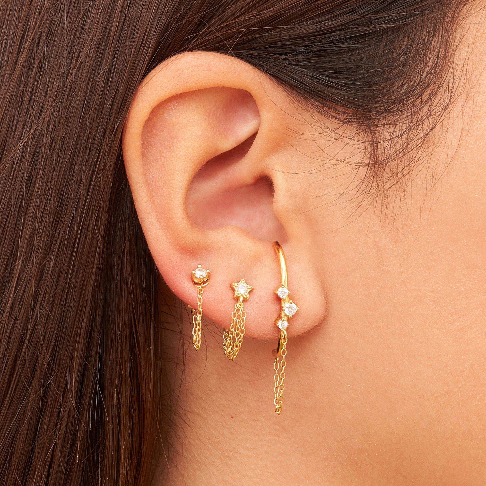 Nébuleuse Bijoux – wholesale Enkelt örhänge – Eva, den klassiska och oumbärliga lilla örhängen ♡2