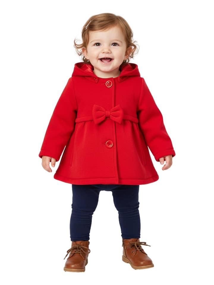 Unik - Wholesale Jacket - Baby - Baby Jacket with Bow 12-24M10