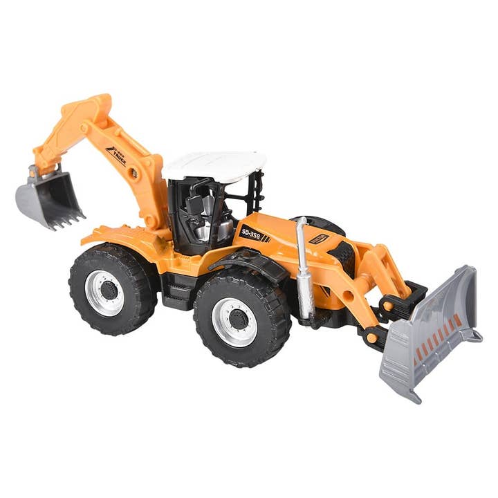 La Luna Bella - Toys - Wholesale Toy Car/Truck - Kids - 7" DIE-CAST PULL BACK FARM TRACTOR ASSORTMENT LLB Car Toys