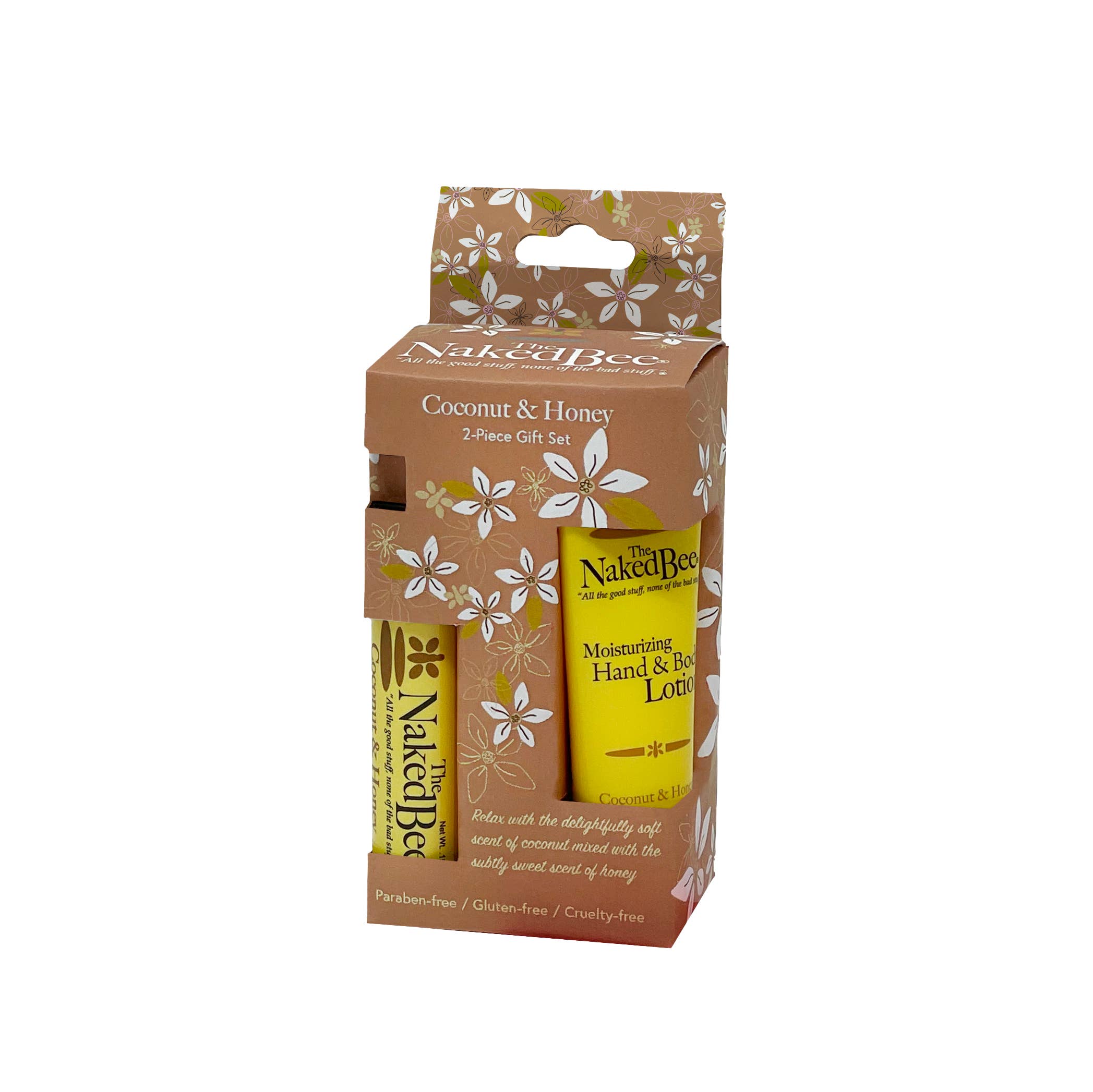 The Naked Bee - Wholesale Bath & body set - Coconut & Honey Pocket Pack