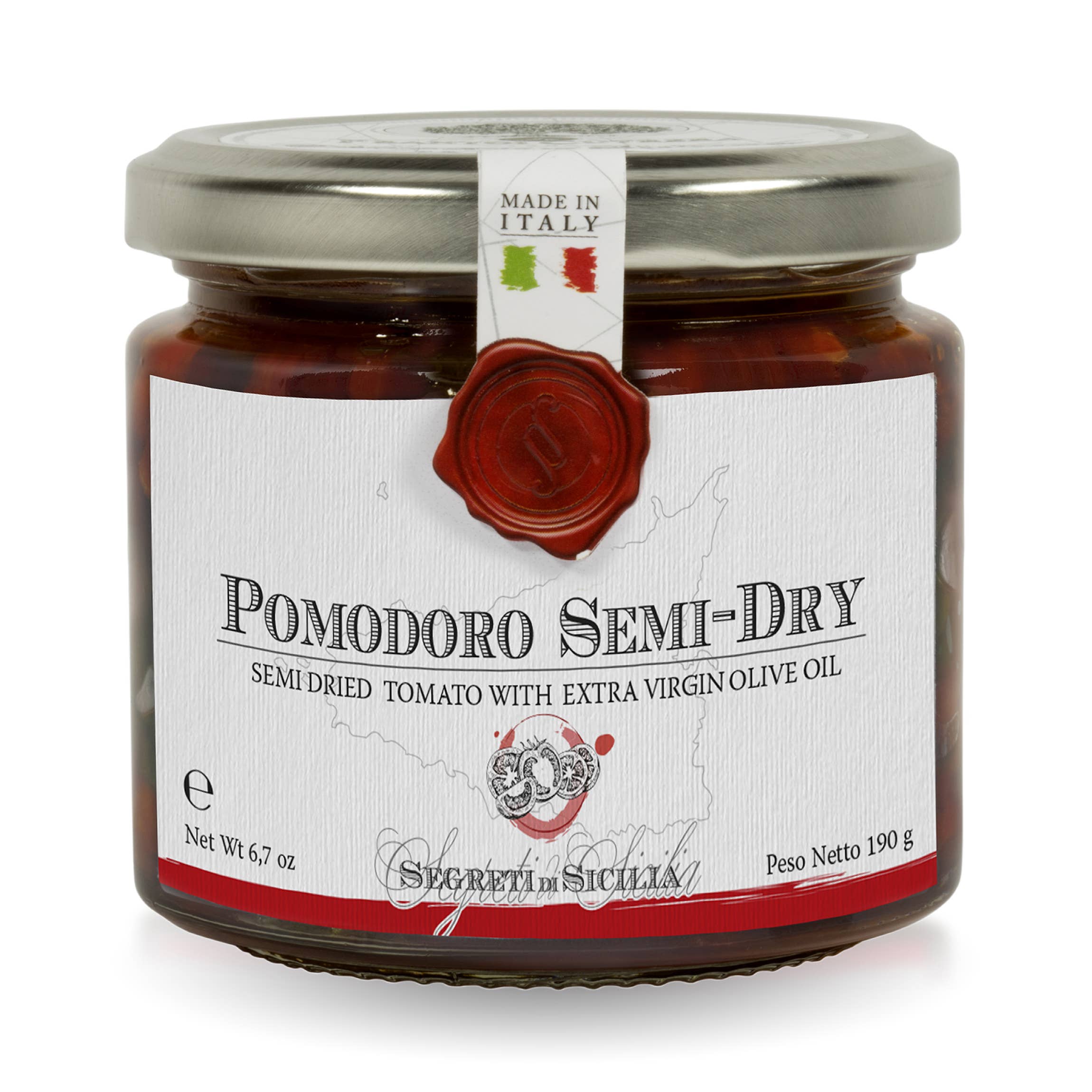 Mercato di Bellina - Wholesale Pasta Sauce - Semi-Dried Cherry Tomatoes in EVOO - Product of Italy