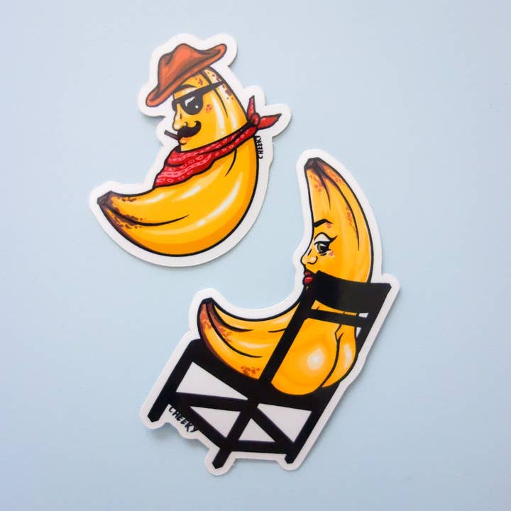 Cheeky Art Studio - Wholesale Sticker - Banana Buzz Vinyl Sticker3