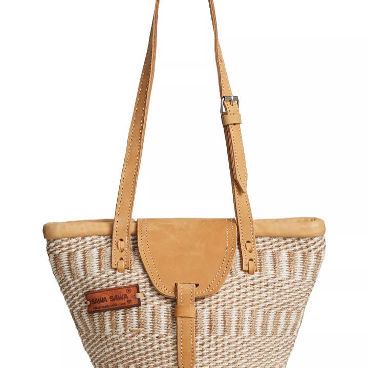 Life Serenity Eco Handcrafted Sisal Tote Bag for wholesale by SAWA SAWA