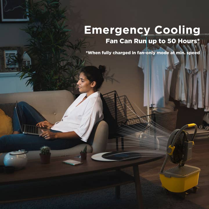 TURBRO - Wholesale Small/Handheld Appliance - AirSupply MS12 Portable Mist Fan with 19,200mAh Battery