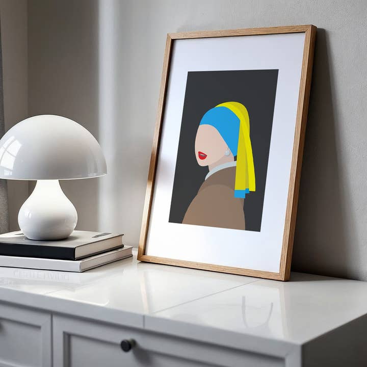 Burones - Wholesale Art Print - Artprint Meisje met de parel4