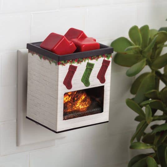 Heavenly Scents - Wholesale Wax warmer - 'Holiday Fireplace' - Pluggable3