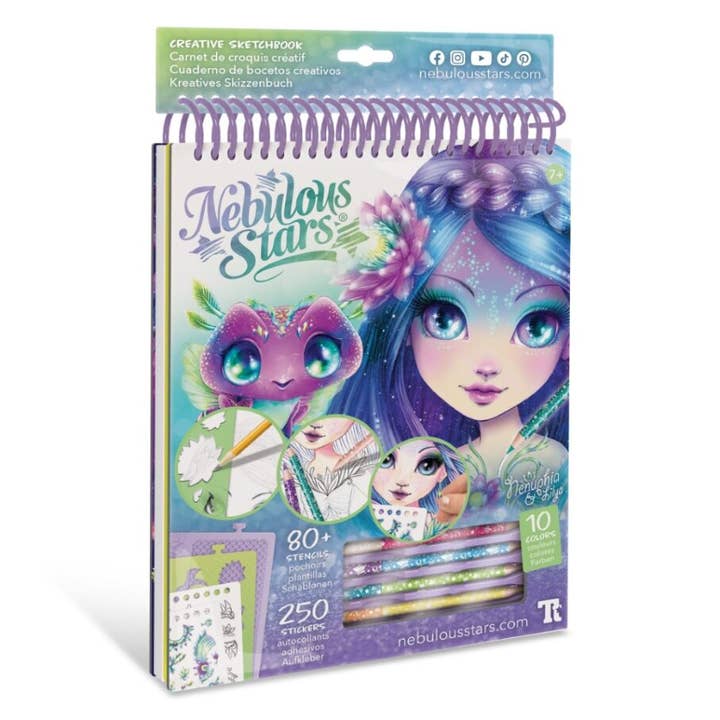 Nebulous Stars Creative Sketchbook - Nenuphia for wholesale by Éditions Gladius International