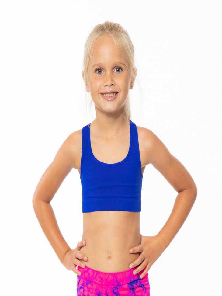 Multicolor Girl's Adjustable Seamless Camisole Bra, Size: Free