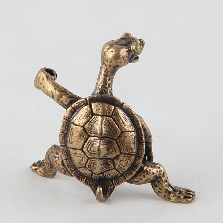 Magnifique Hearts - Wholesale Incense Holder - Kung Fu Turtle Incense Holder Bronze/Copper Unique Piece