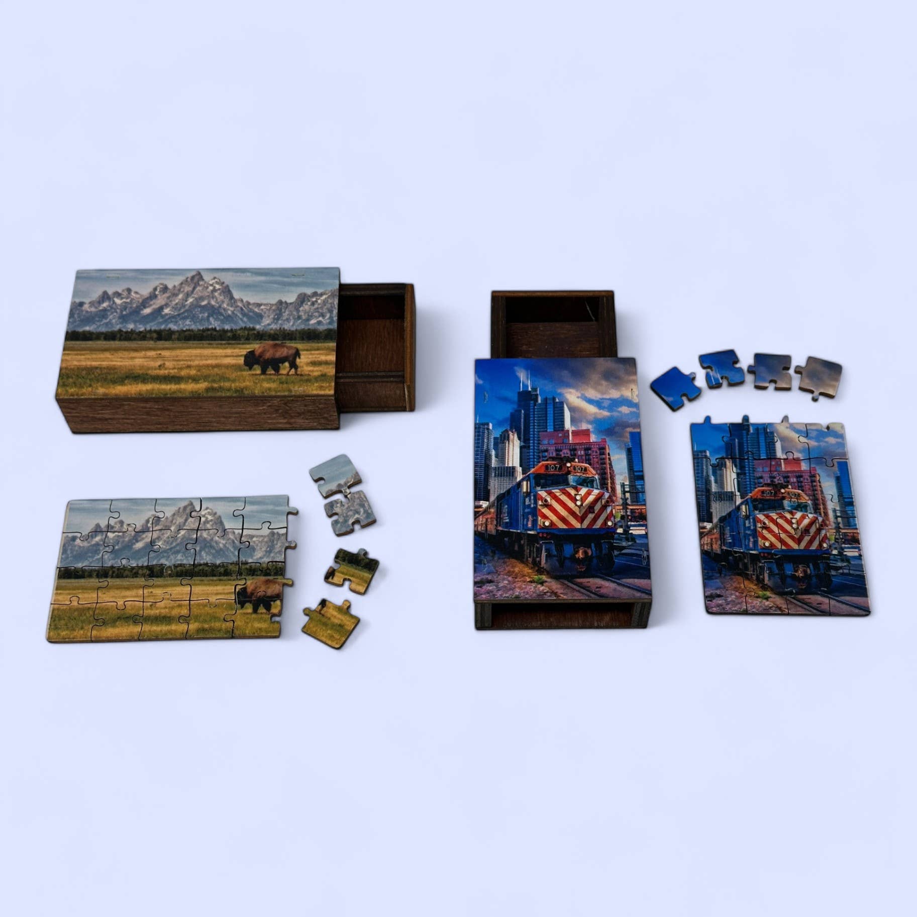 Ingeneius - Wholesale Puzzle - Adult - Wooden Keepsake Box with Puzzle - Custom18