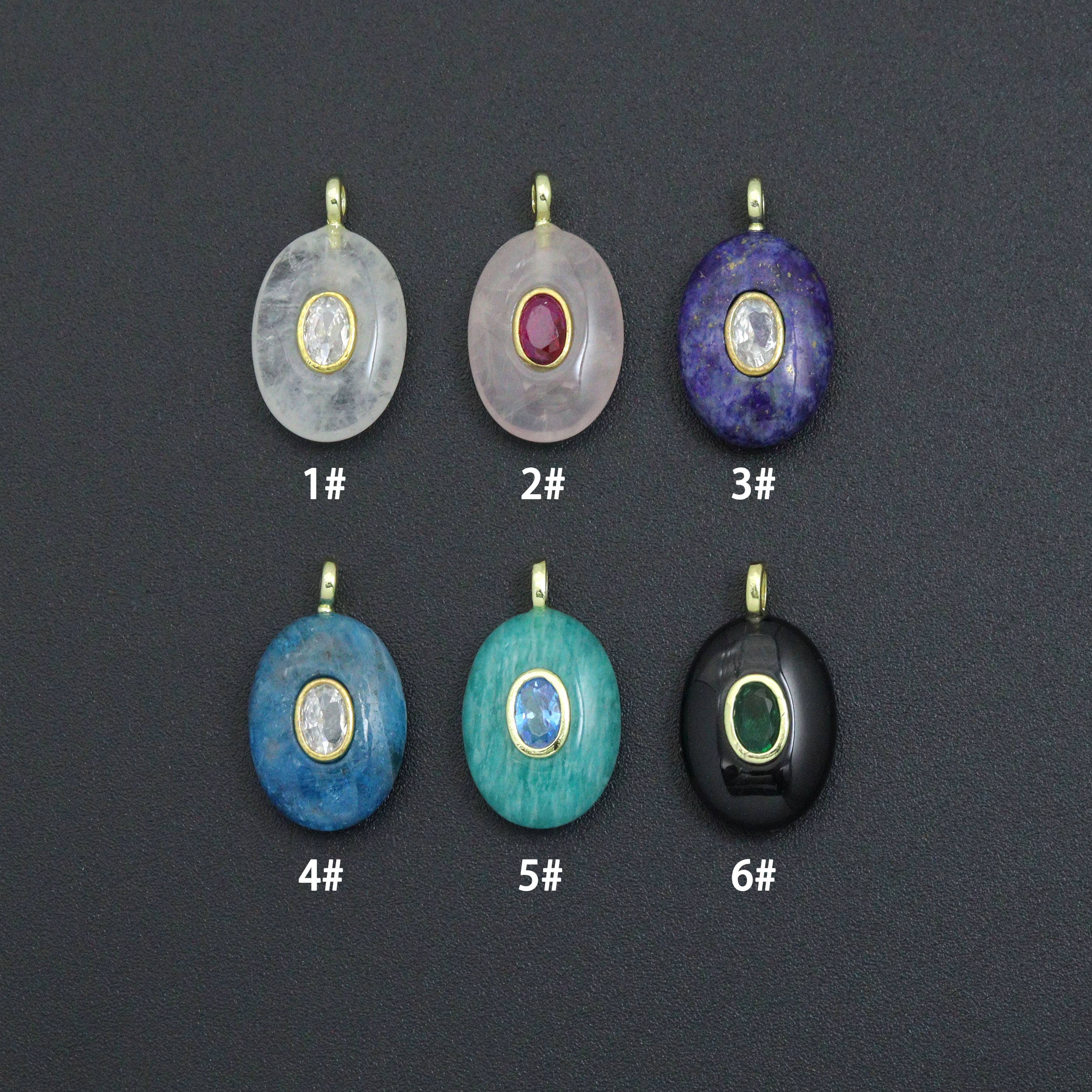 BestBeads&Beyond – wholesale Individual charm/pendant – Natural Gemstone Charm Pendant, LY320
