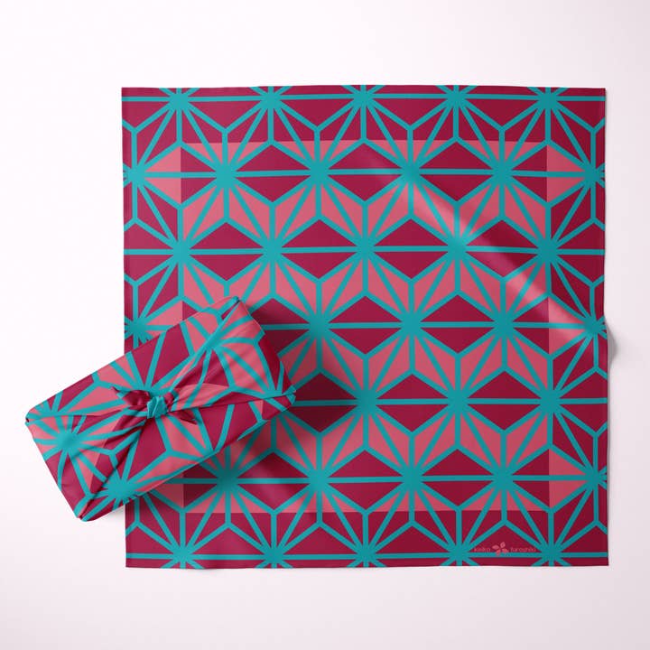 Furoshiki Reusable Japanese Fabric Gift Wrap Pink Asanoha and other Purchase Wholesale japanese gift. Free Returns & Net 60 Terms on Faire trending on Faire.