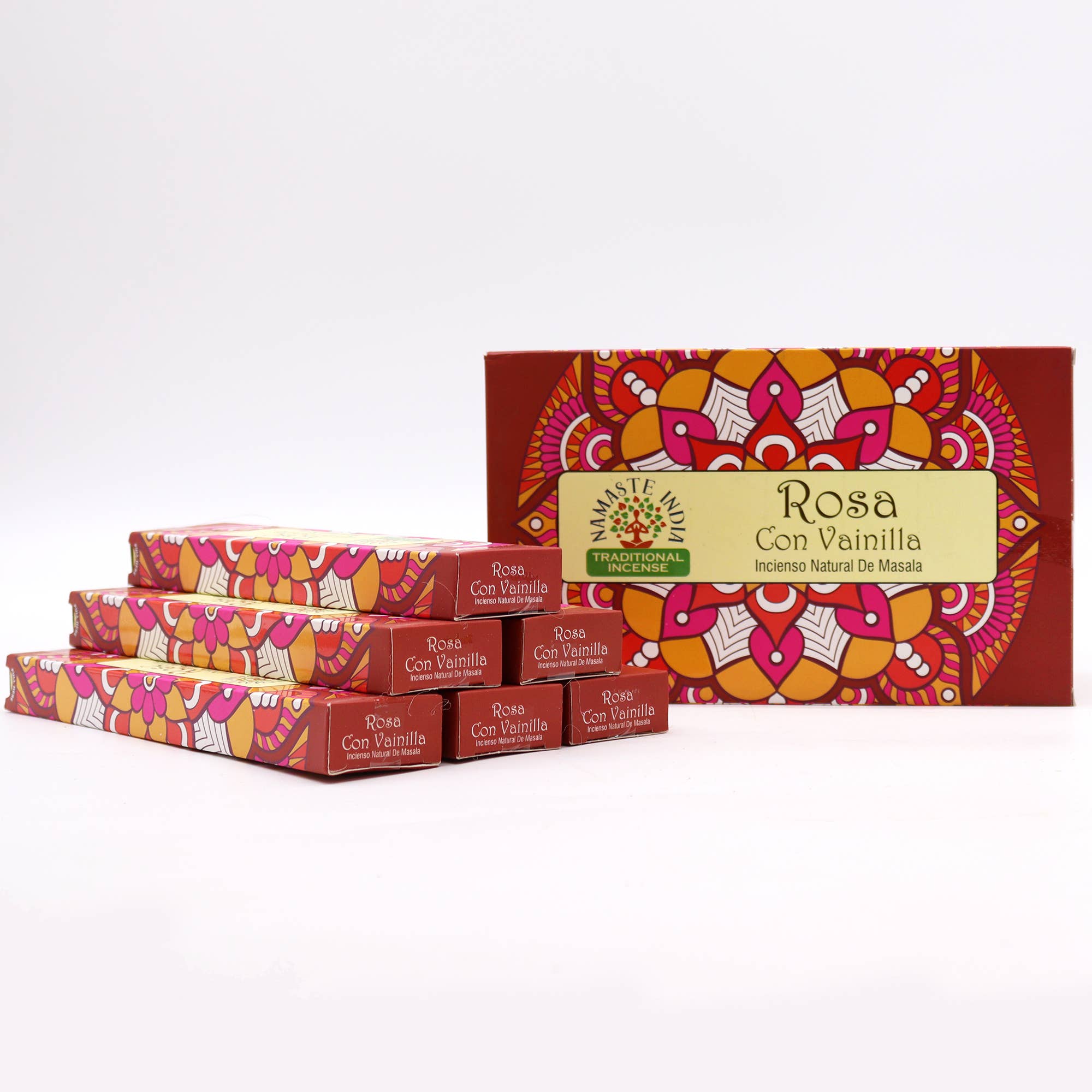 AW Artisan - Wholesale Incense - 12x Namaste Mandala Masala Incense - Rose and Vanilla3