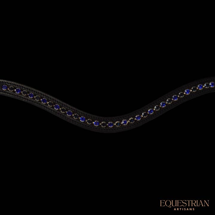 Navy Browband for wholesale by Equestrian Artisans