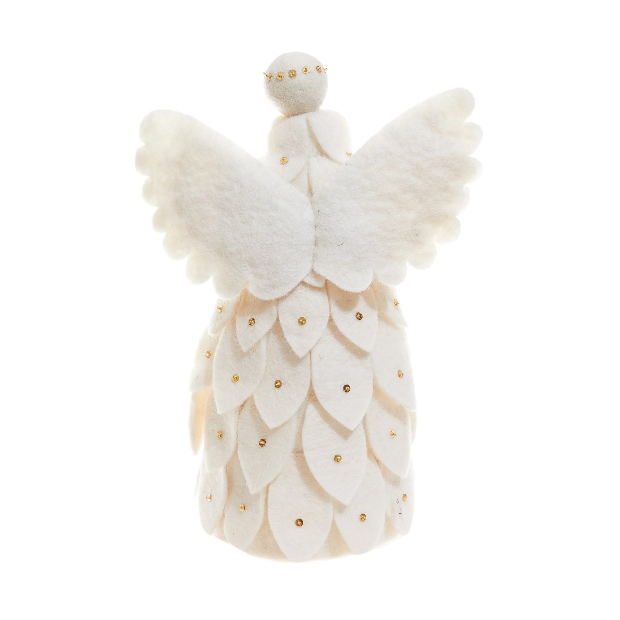 Global Goods Partners - Wholesale Tree Topper - Felt Angel Tree Topper10