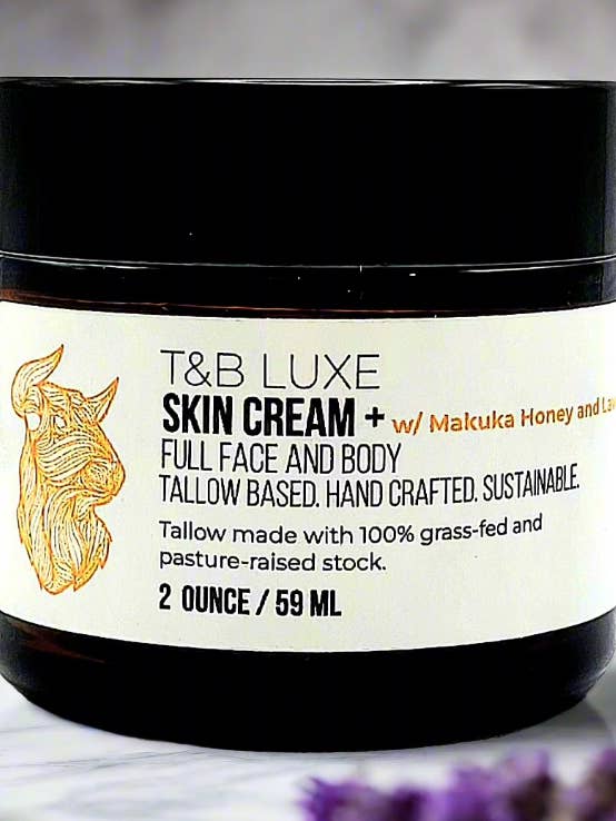 Lavender Vanilla Skin Cream with Manuka Honey 2oz for wholesale by T&B Luxe