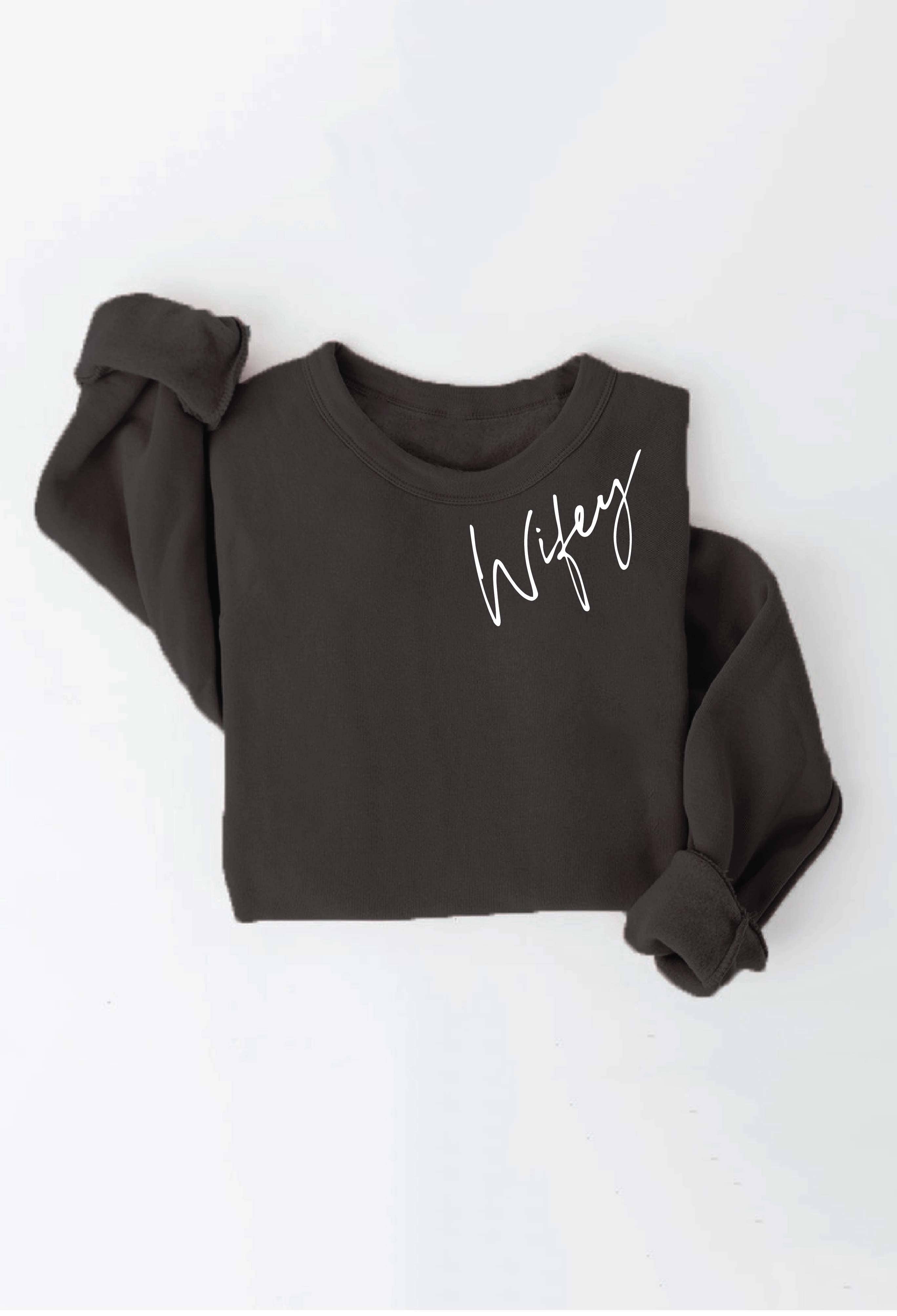 OAT COLLECTIVE – wholesale Graphic sweatshirt – Women’s – WIFEY Graphic Sweatshirt - Relaxed Fit5