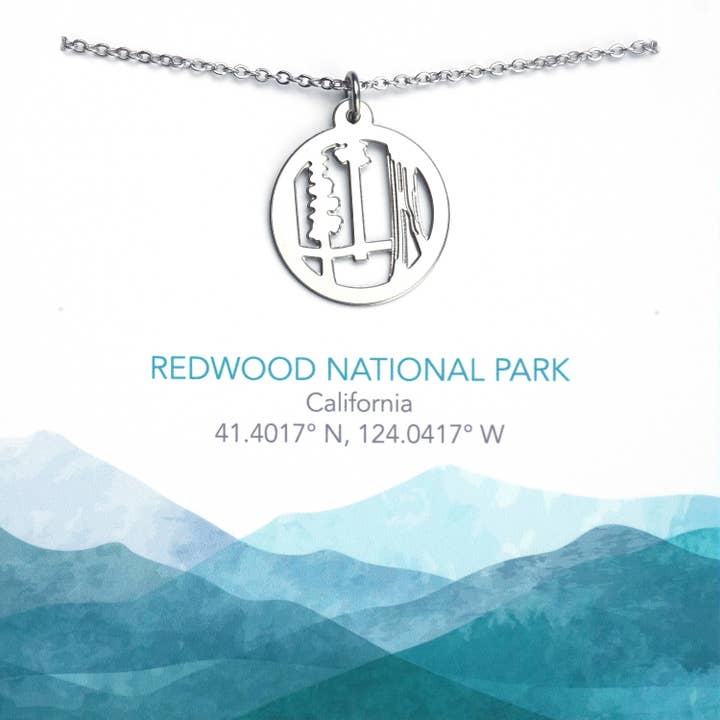 Redwood National Park halskæde for engroshandel hos Melissa Lew