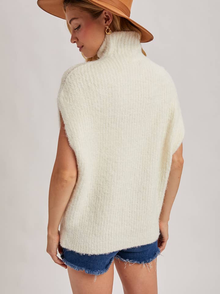 Bluivy - Wholesale Sweater Vest - Women's - TURTLENECK KNIT SWEATER VEST14