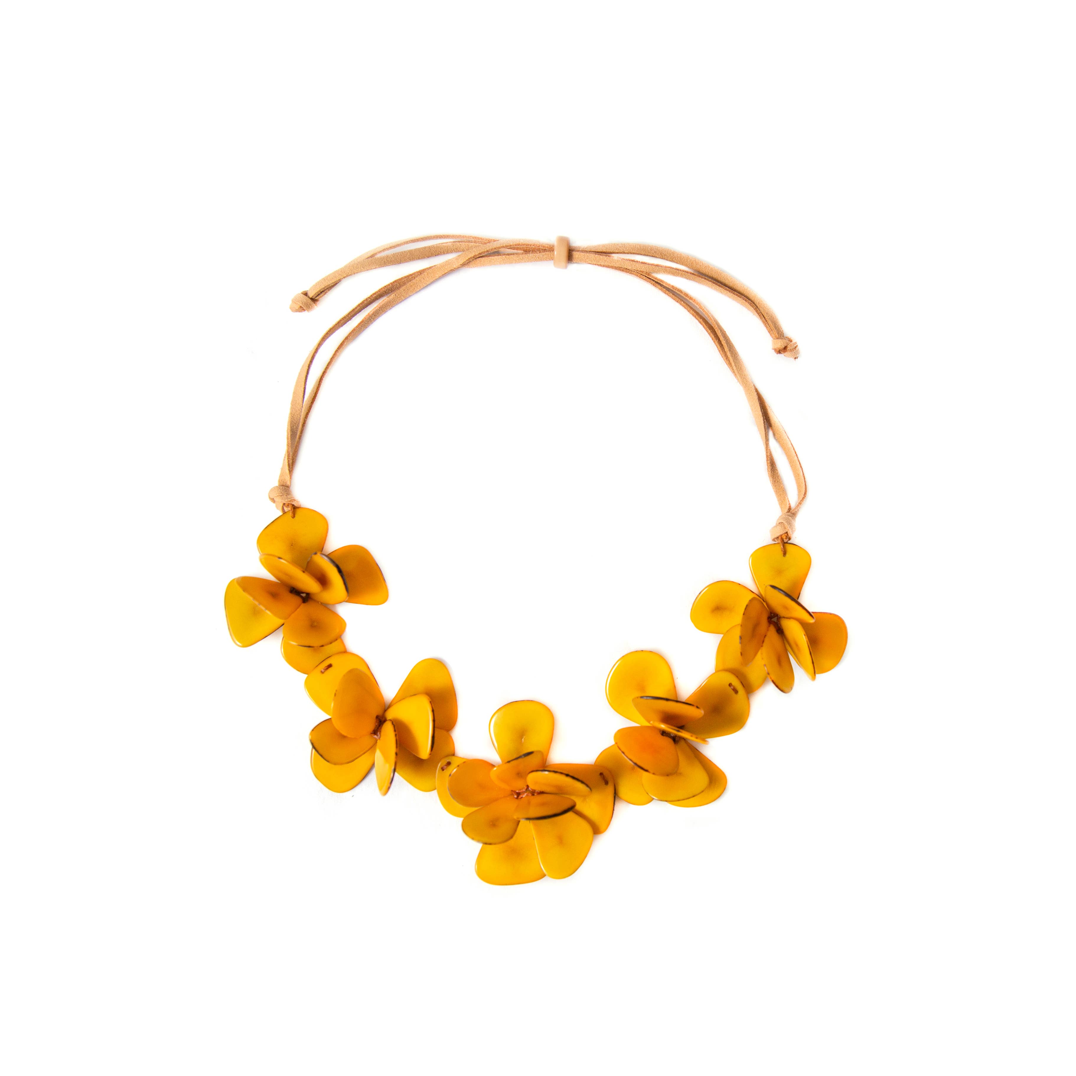 Organic Tagua Jewelry - Vente Colliers plastrons - Collier Florence18