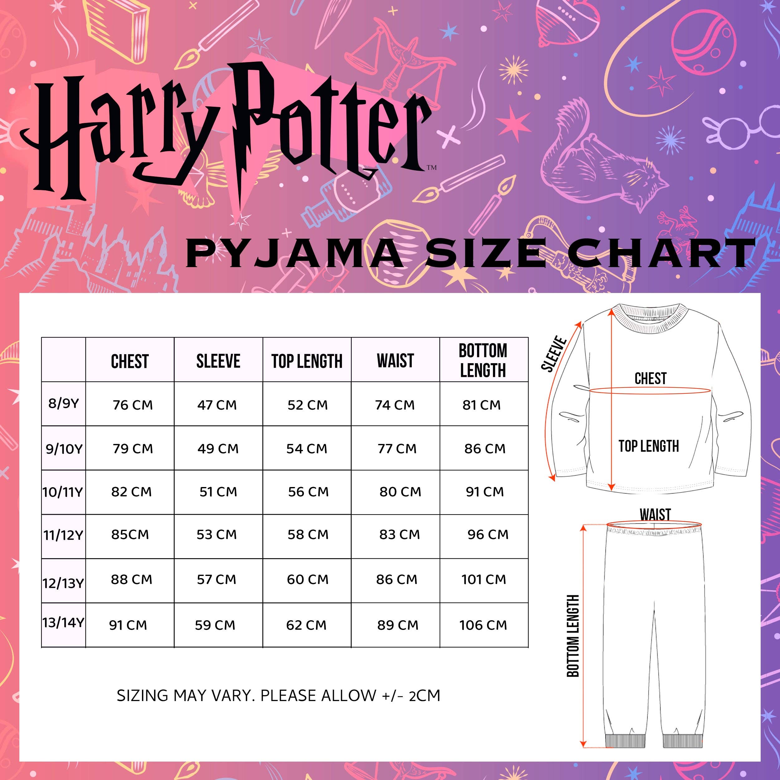 Fringoo Group Ltd - Wholesale Sleepwear Set - Kids - Harry Potter Personalised Pyjamas with Buttons - Navy Blue8