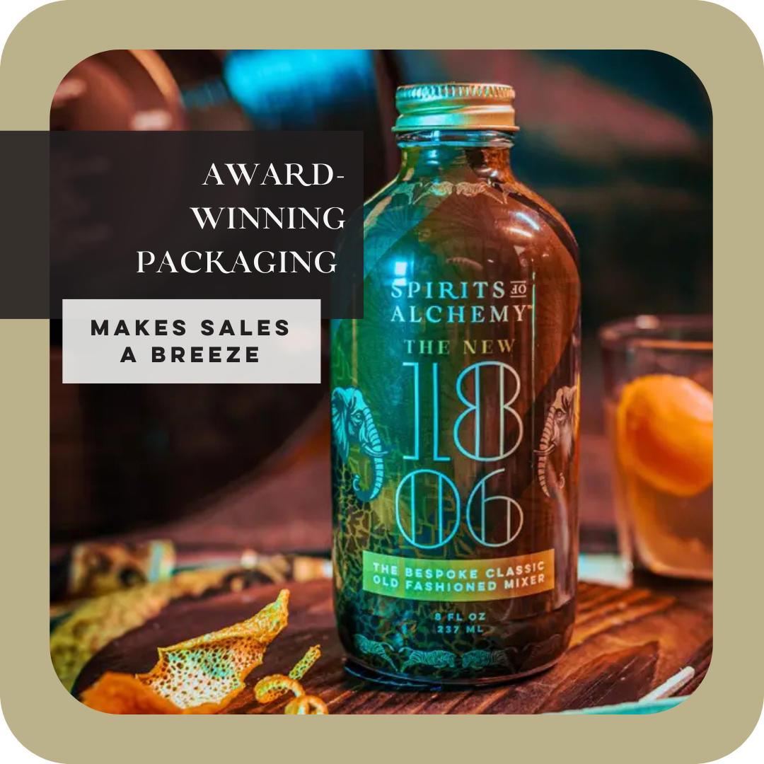 Spirits of Alchemy - Wholesale Cocktail Mix/Syrup - The New 1806 | Classic Old Fashioned Cocktail Mixer | Gift3