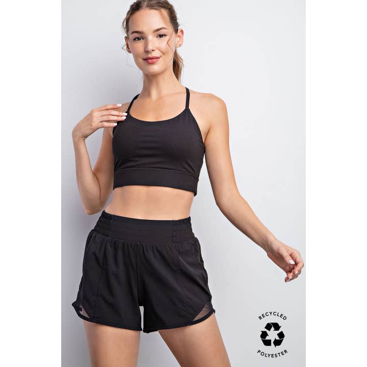 Rae Mode - Wholesale Athletic Shorts - Women's - RECYCLED ACTIVE SHORT WITH MESH56