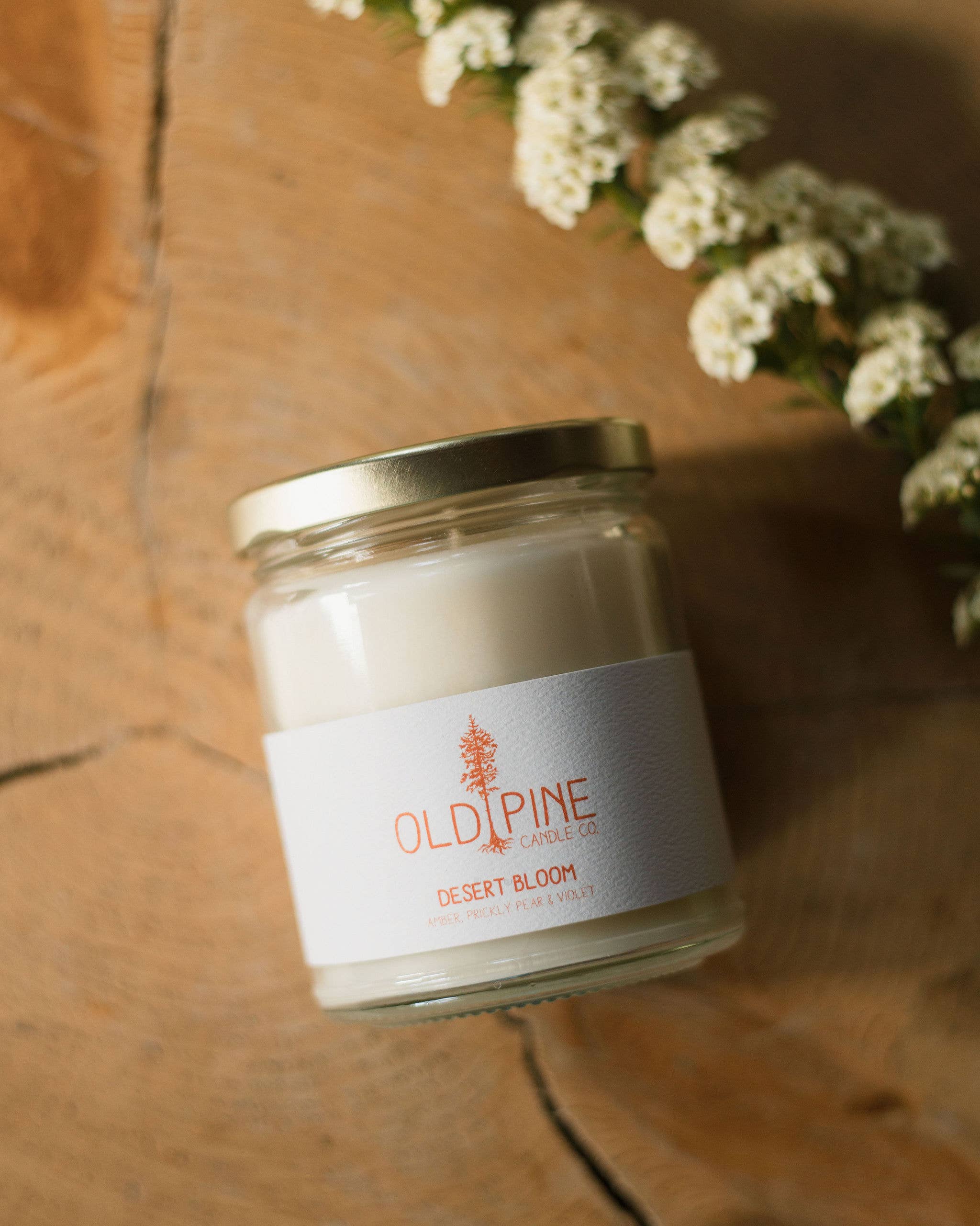 Old Pine Candle Co - Wholesale Jar/Filled Candle - Desert Bloom Candle 1