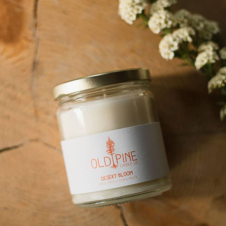 Old Pine Candle Co - Wholesale Jar/Filled Candle - Desert Bloom Candle 1