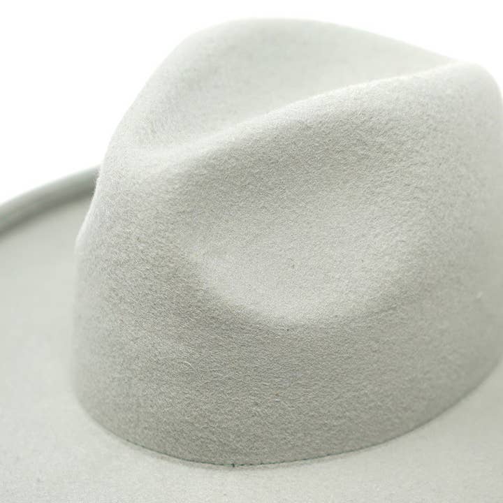 Olive & Pique - Vendita all'ingrosso Fedora - Unisex - OWEN - Matita in feltro 100% lana Brim Rancher, color salvia2