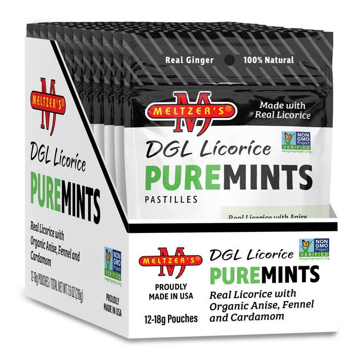 Meltzer's Puremints – wholesale Minttabletter – Meltzer's Puremints DGL Lakritspastiller 30 pastiller påse
