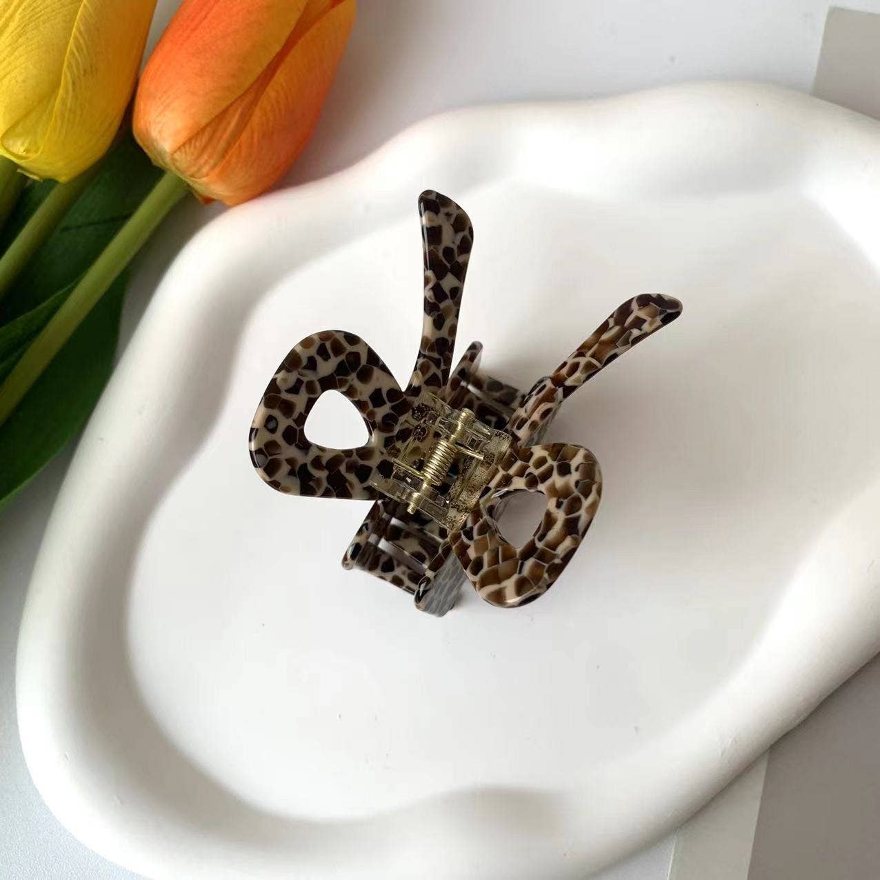 Dipped Shop - Vendita all'ingrosso Fermaglio per capelli - Donna - Graziosi artigli per capelli dolci con nodo a fiocco colorato DPC17062