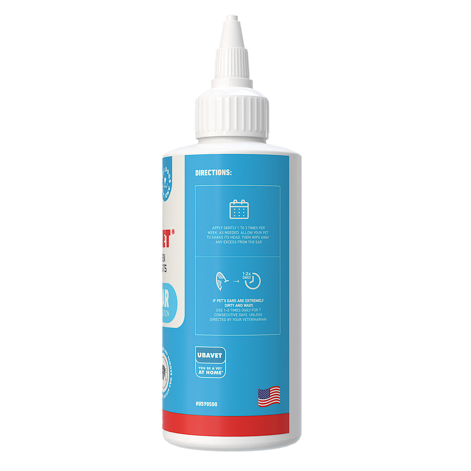 Jojo Modern Pets - Wholesale Pet Supplement - Dog - UBAVET Vet Ear Cleansing Solution for Dogs & Cats (4 fl oz)1