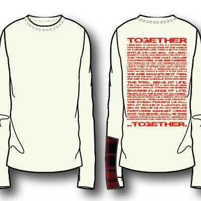 T-shirt The Longing - Crème - Together pour la vente par Sea of Sound