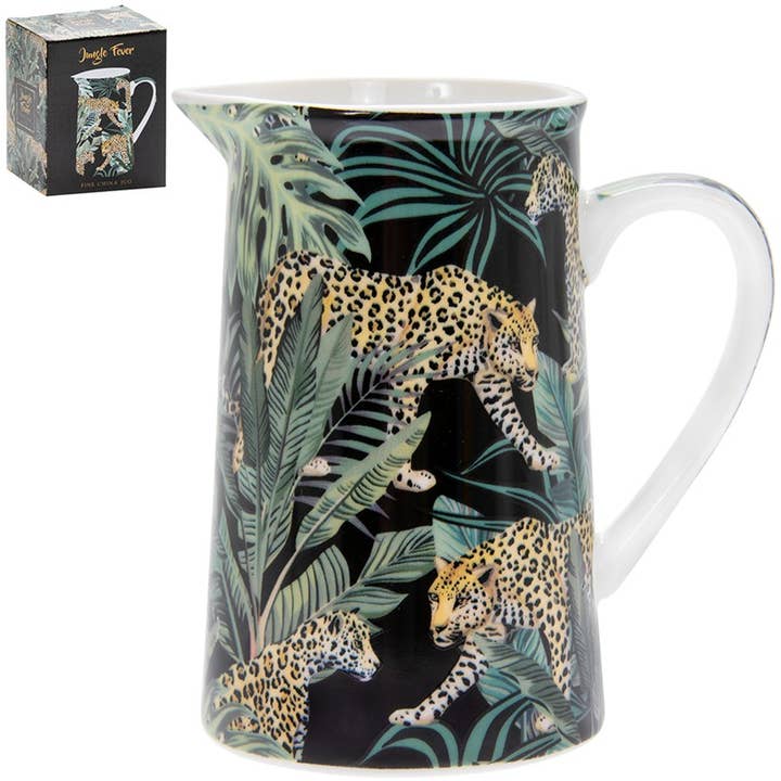 Porcelain pitcher - Jungle Fever for wholesale by Maison Royal Garden