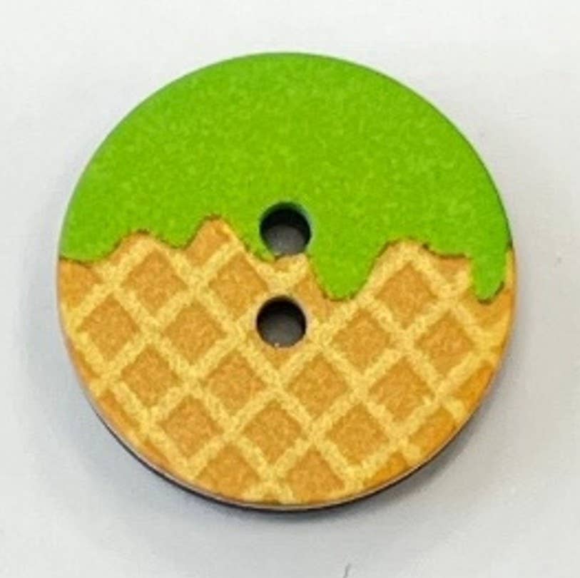NEMARK - Wholesale Sewing Button/Snap - ICE CREAM PRINTED BUTTON3
