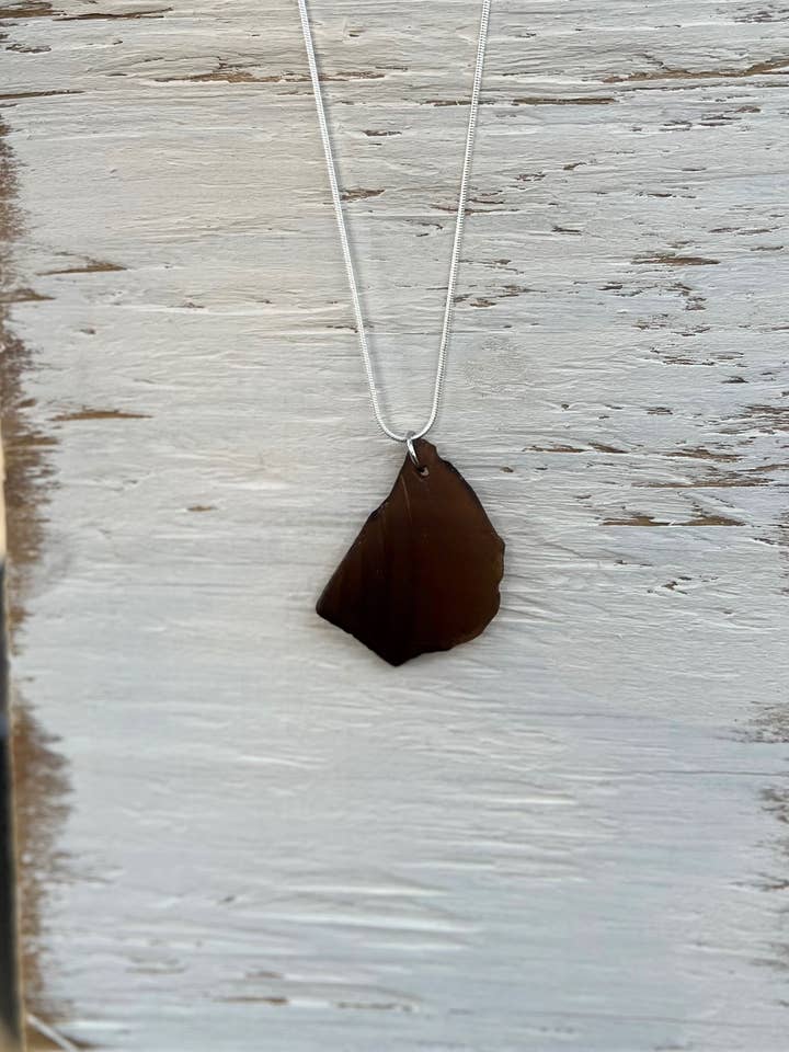 Collier en verre Bottle Sea pour la vente par Glass Mermaid Makings